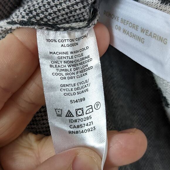 LOFT Black & White Leopard Print Mock Neck Sweater Size XXS - Picture 7 of 9